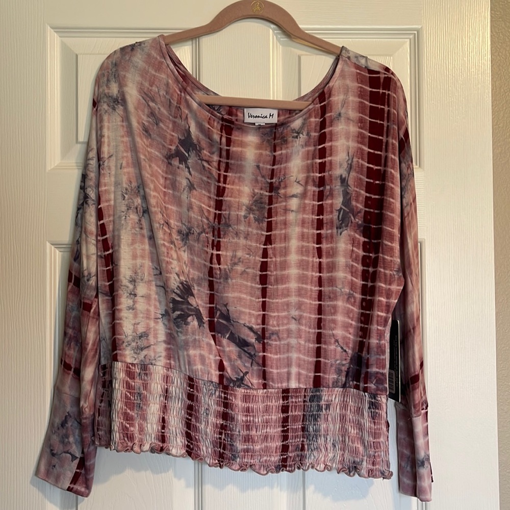 Veronica M Smocked Waist Top XL